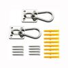 2 Set 125kg Load Capacity M8 Stainless Steel Hook Stainless Steel Hammock Hanging Kit  Porch Swing
