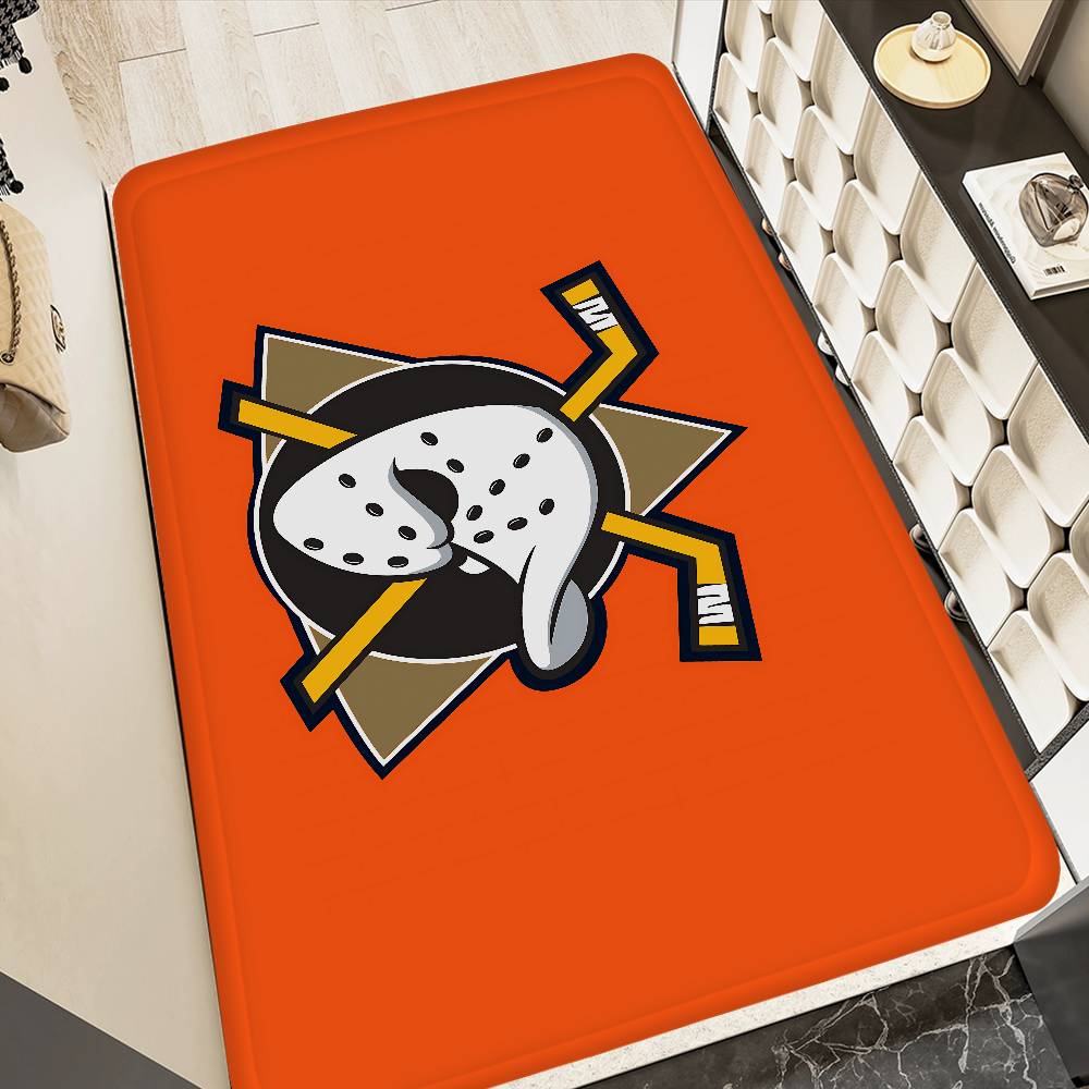 A-Anaheim D-Ducks Bathroom Mat Kids Room Bedroom Decoration Balcony Anti-Slip Doormat Living Room Welcome Rug