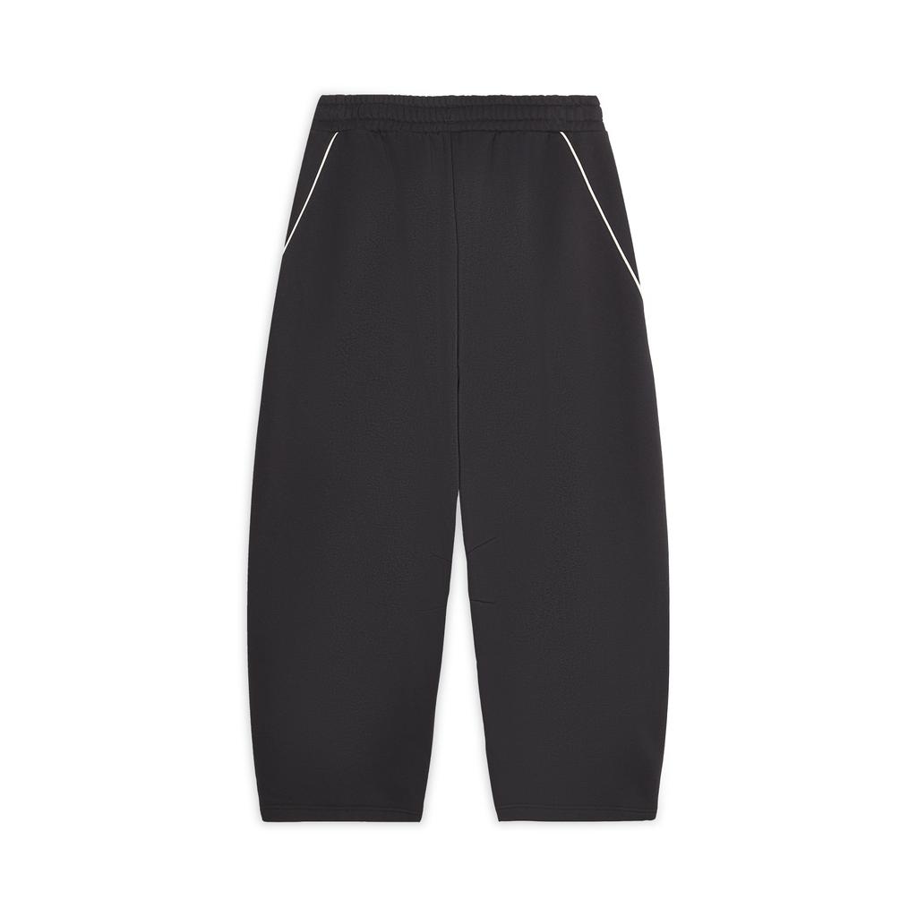 Puma Gestrickte Karottenhose Fleece Colorblock Warm Mittlere Taille Kordelzug Strick Sporthose Unisex Hose 640610-01