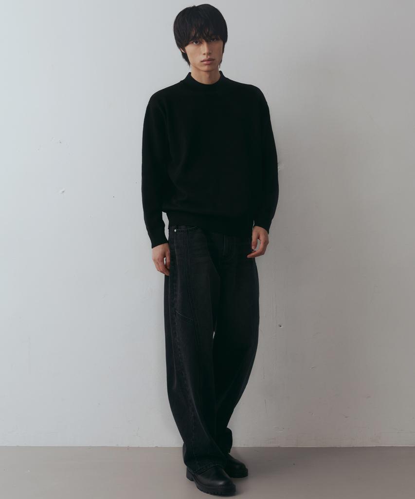 NODU Mock Neck Mock Neck Knit [Black]
