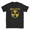 Streetwear T Shirt MEGADETH Rock Print Cotton Tee Short Sleeve Men's T Shirt Hip Hop Vintage Rock Fans Clothing Tops