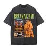 Heisenberg TV Breaking Bad Stay Out of My Territory Vintage Washed T Shirt Better Call Saul Graphic Tshirt Men Cotton Tshirts