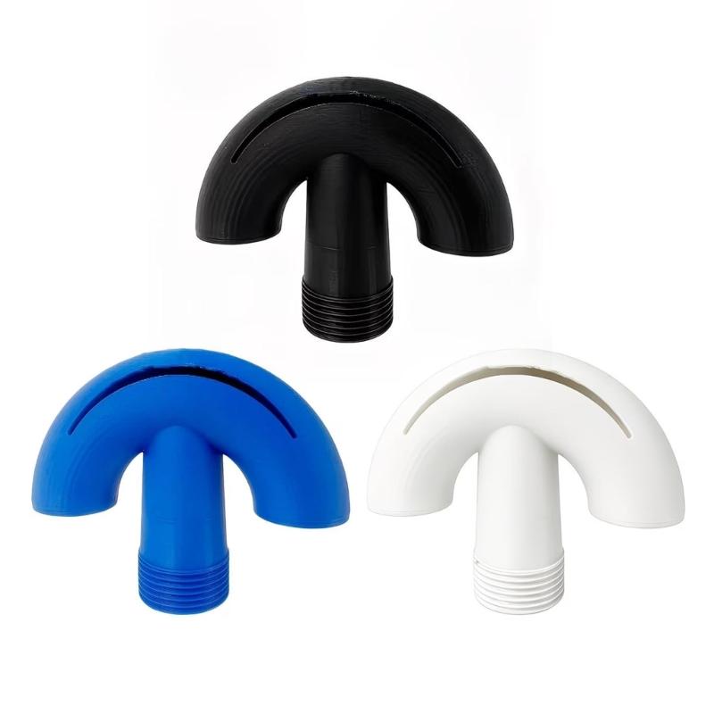 Swimming Pool Waterfall Nozzle, Compacts 3/4Inch Fountains Sprayer for Backyard Pool Wall Return Jet Water Feature Decor