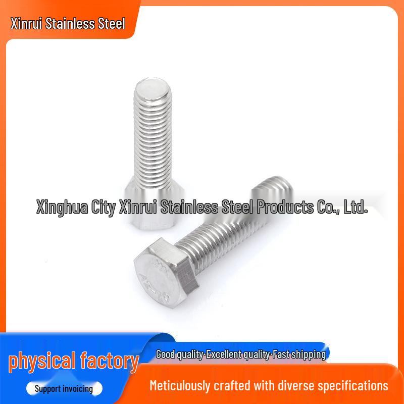 304/316/2205 Stainless Steel Hex Head Screws & 310S Titanium Alloy Bolts