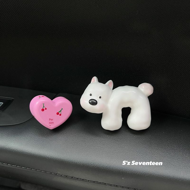 2024 New Car Air Vent Decoration Car Fragrance Perfume West Highland Terrier Car Diffuser Stone Car Ornament