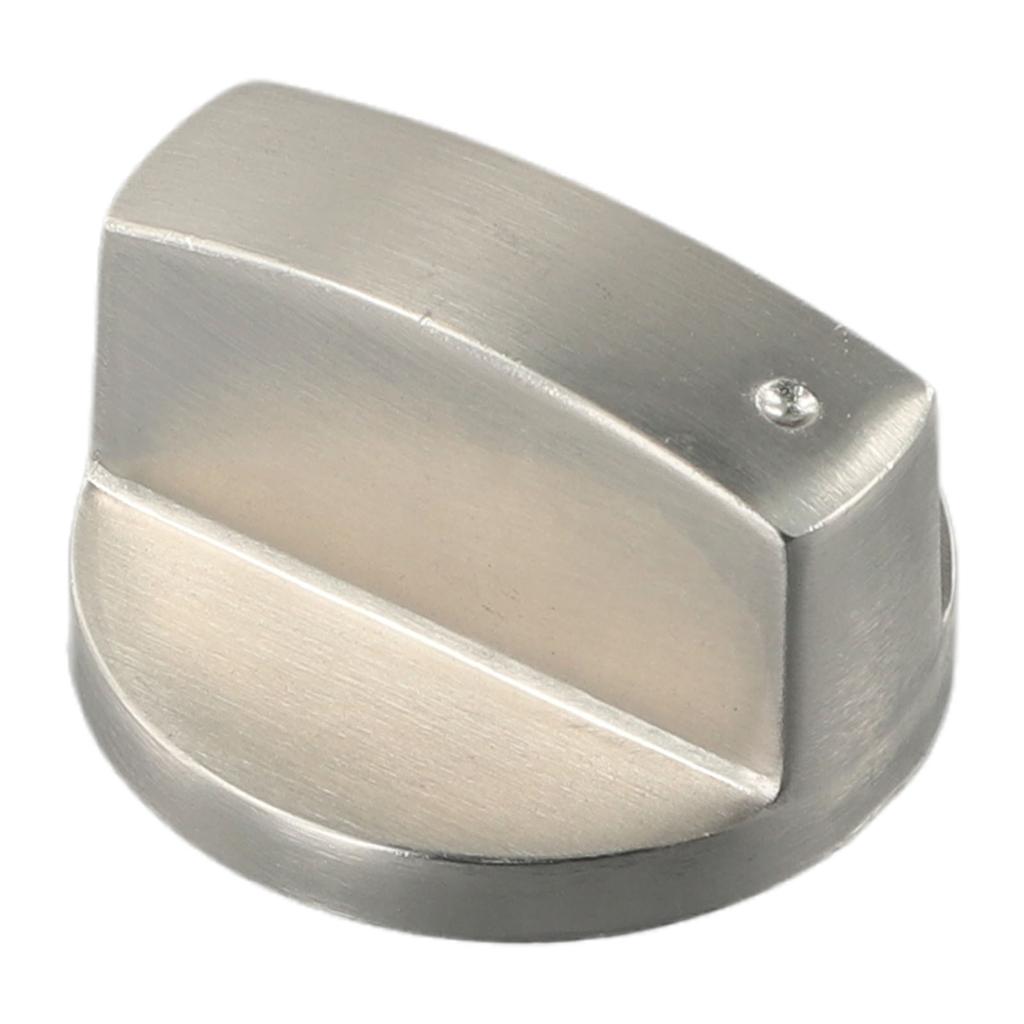 Kit New Parts Stove Knobs 4 PCS Zinc Alloy 6mm Accessories Control Cooker Equipment Knobs Oven Replacement Silver