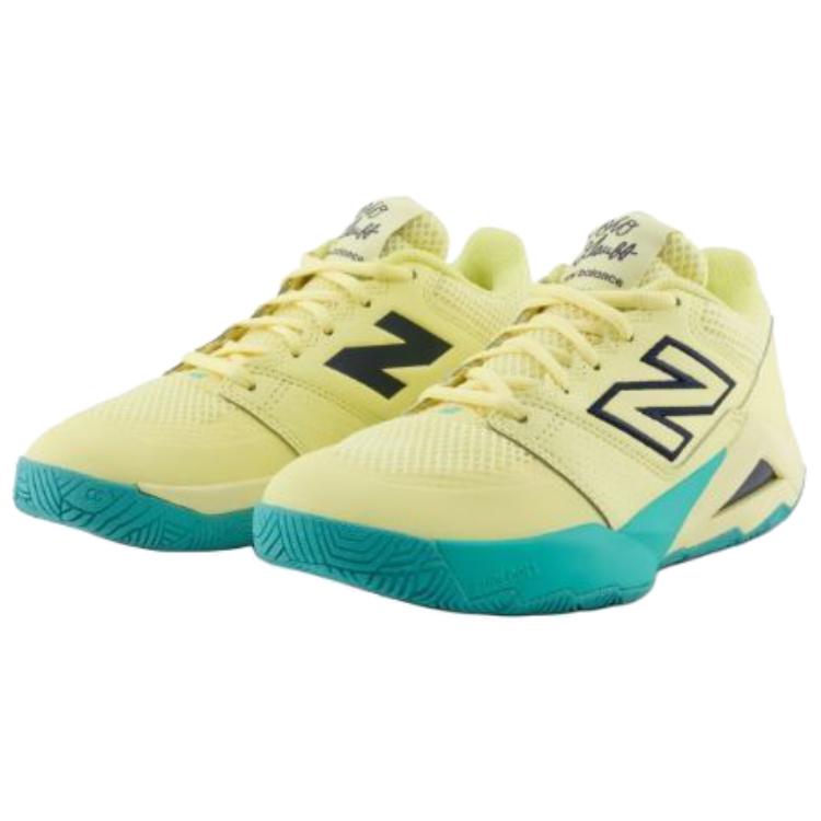 New Balance Casual Comfortable Durable Low-Top Tennis Shoes Unisex Sneaker Yellow Blue WCHCODI2-1