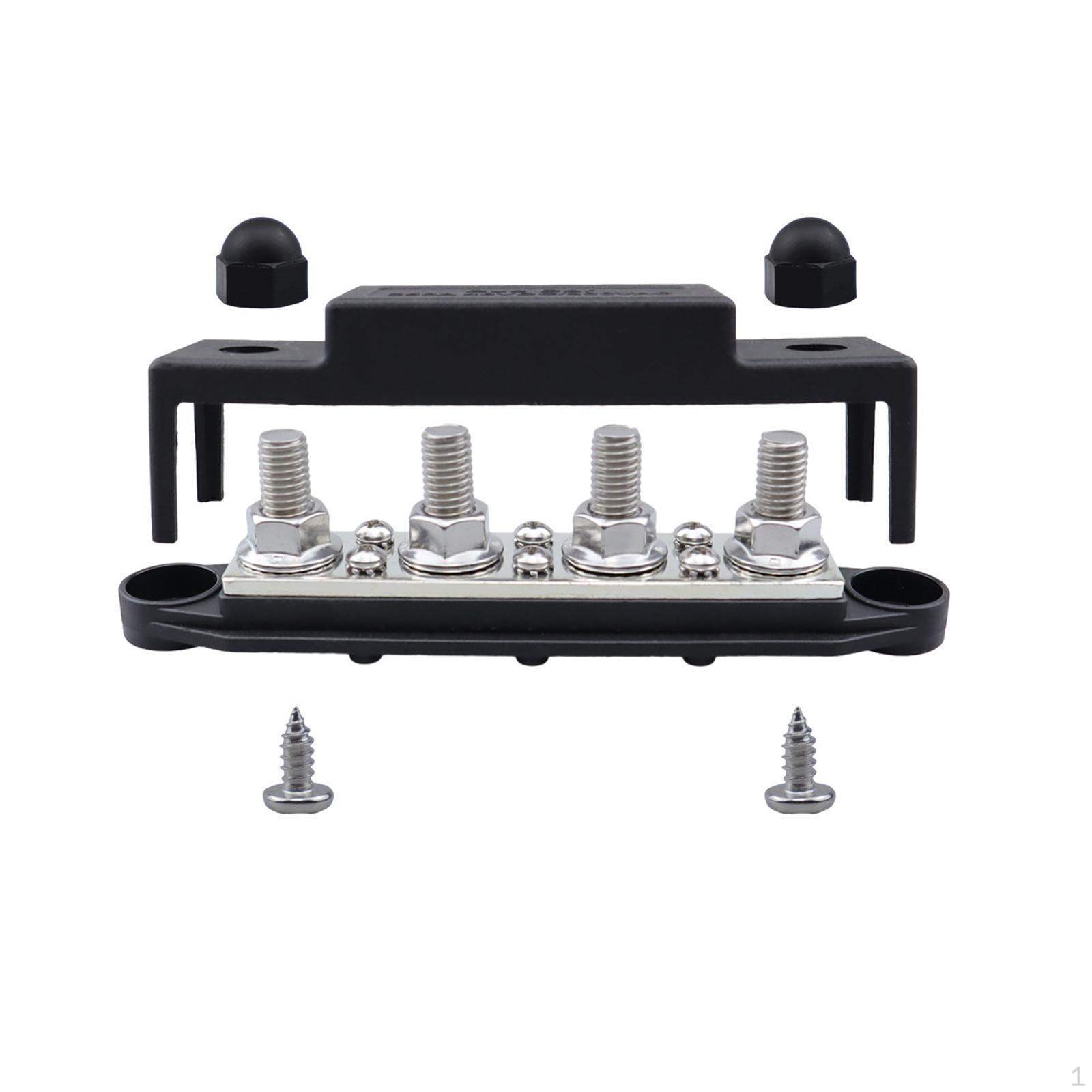 

Блок распределения питания, клемма шинопровода, 4 поста, 6 каналов, с крышкой