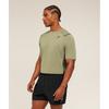 Gymshark Arrival ConTrasT T shirT Grounded Green    sTrengTh Green A4c4o Edd0