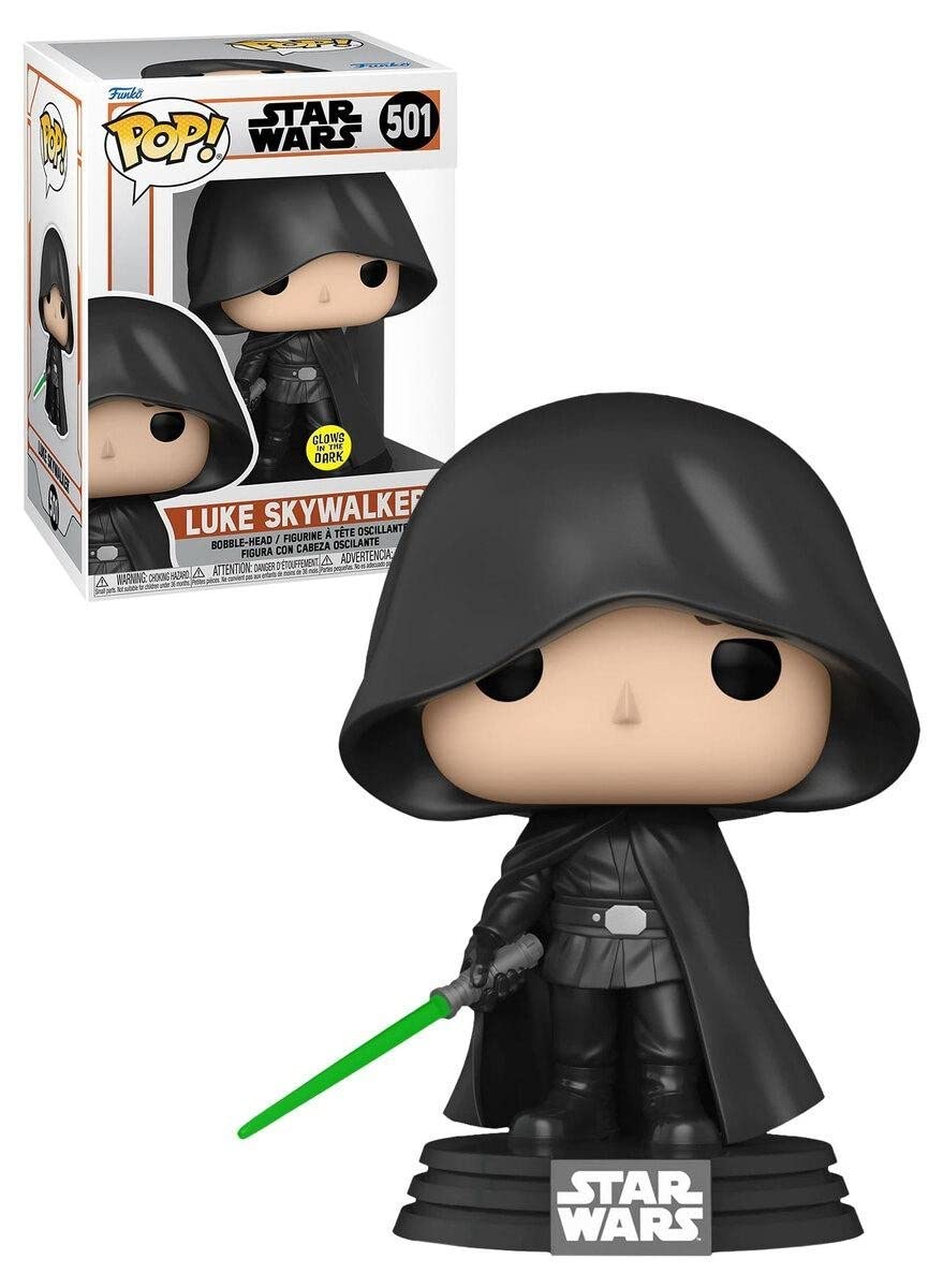

FUNKO POP STAR WARS THE MANDALORIAN EXCLUSIVE LUKE SKYWALKER 501 IN THE - (Kglows dark)