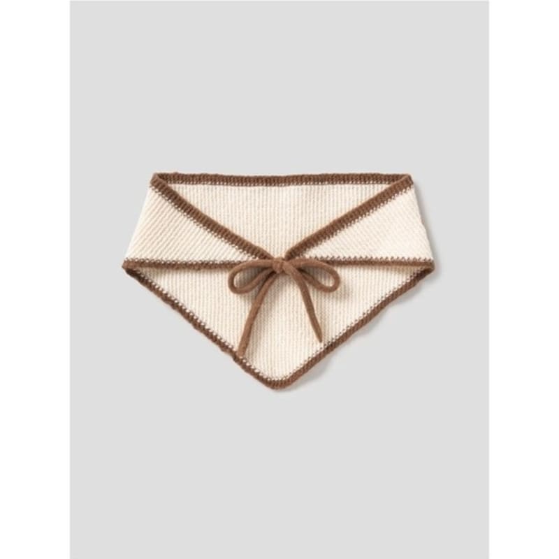 8SECONDS Tipping Triangle Bonnet Muffler Ivory (195984WY20)