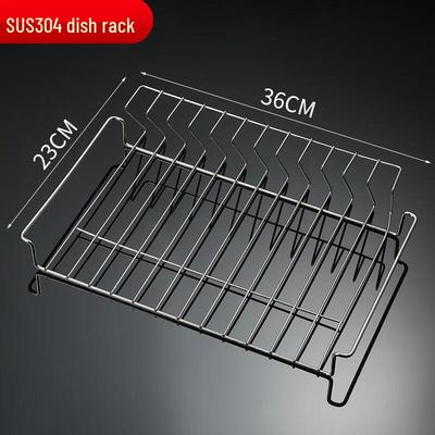 304 Stainless Steel Countertop Dish Drying Rack