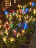 Solar LED Fiber Optic Butterfly Light: Waterproof Garden, Lawn & Courtyard Decoration