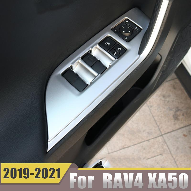 Pentru Toyota RAV4 XA50 2022 Accesorii interioare Geam Geam Mașină Comutator de ridicare Panou Cotieră Decorație Huse ornamentale