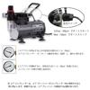 SAGUD Airbrush Kit (Compressor Included, 3 Airbrushes: 0.2mm, 0.3mm, 0.8mm) and Airbrush Accessory Cleaning Kit