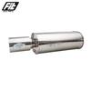 High Flow Exhaust Muffler 2.5 Inch To 4 Inch Sport Car Muffler Exhaust Pipe Stainless Steel