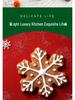 9-Piece 430 Stainless Steel Snowflake Cookie Cutter Set for Christmas Cookies, Biscuits, and Fondant Cakes