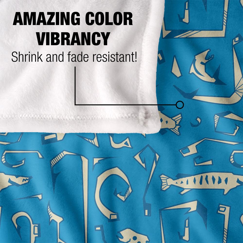 JQ Licensing Silky Fishing Rod Supersoft Blanket