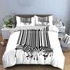 Melting zebra barcode design. Bedding sets Duvet cover sets Duvet covers Pillowcases(1*Duvet Cover 2*Pillowcases without duvet insert)