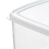 Kühlschrank Aufbewahrungsbox Transparent Kühlschrank Frischhaltebox 1,2L Fassungsvermögen Gemüse Lebensmittel Organizer Behälter für