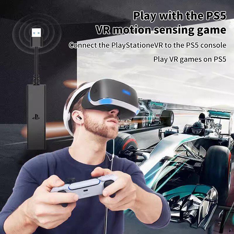 For Ps5 Vr Cable Adapter For Ps5 Console Usb 3.0 Mini Camera Connector For Ps Vr To P5 Cable Adapter For Ps5 Accessories