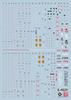 HG RG MG PG RE HiRM Robot MS Water Transfer Decal for Detail Up RG HGUC Crossbone Gundam Fluorescent!! (for 1/144 X1, X2) [Item]