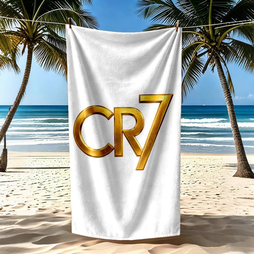 Cristiano Ronaldo Beach Towel Super Soft Microfiber Quickdry Fabric Comfortable Lightweight Perfect For Traveling Yoga Camping And Swimming