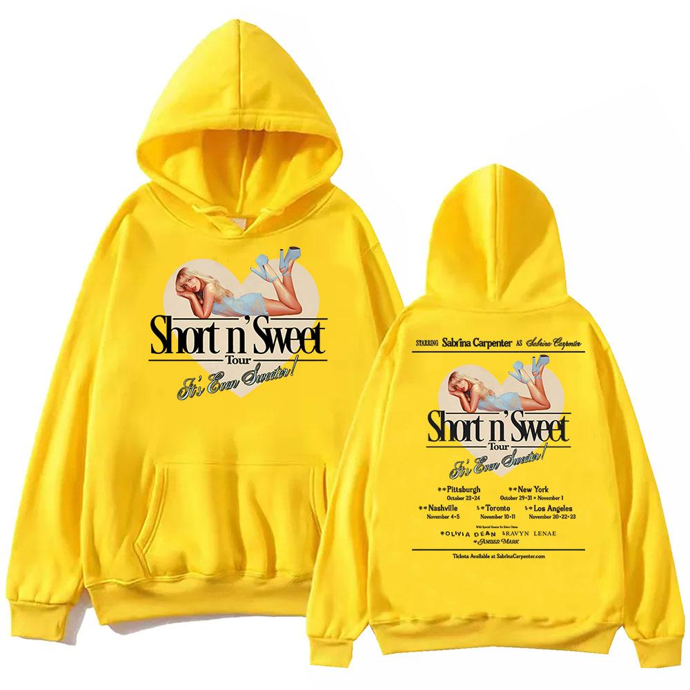 Sabrina Carpenter Tour Hoodie Unisex Harajuku Pullover Tops Long Sleeve Hoodies Fans Gift