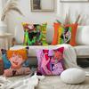 Popular Anime C-Chainsaw Mans Pillow Case Soft Plush Fabric Double Sided Print Decorative Home Living Room Gift Cushion Cover