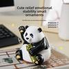 New Car Decoration Solar Energy Decoration Shaking Head Doll Cute Panda Shape Decoration Gift Creative Interior Automotive
