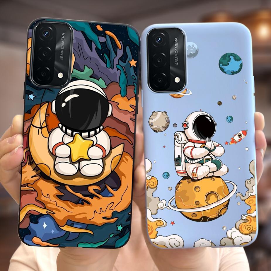 For Oppo A74 4G Case Oppo A54 A94 Cute Fashion Panted Cover Soft TPU Phone Case For Oppo A94 A 54 74 OppoA54 OppoA94 Fundas Capa