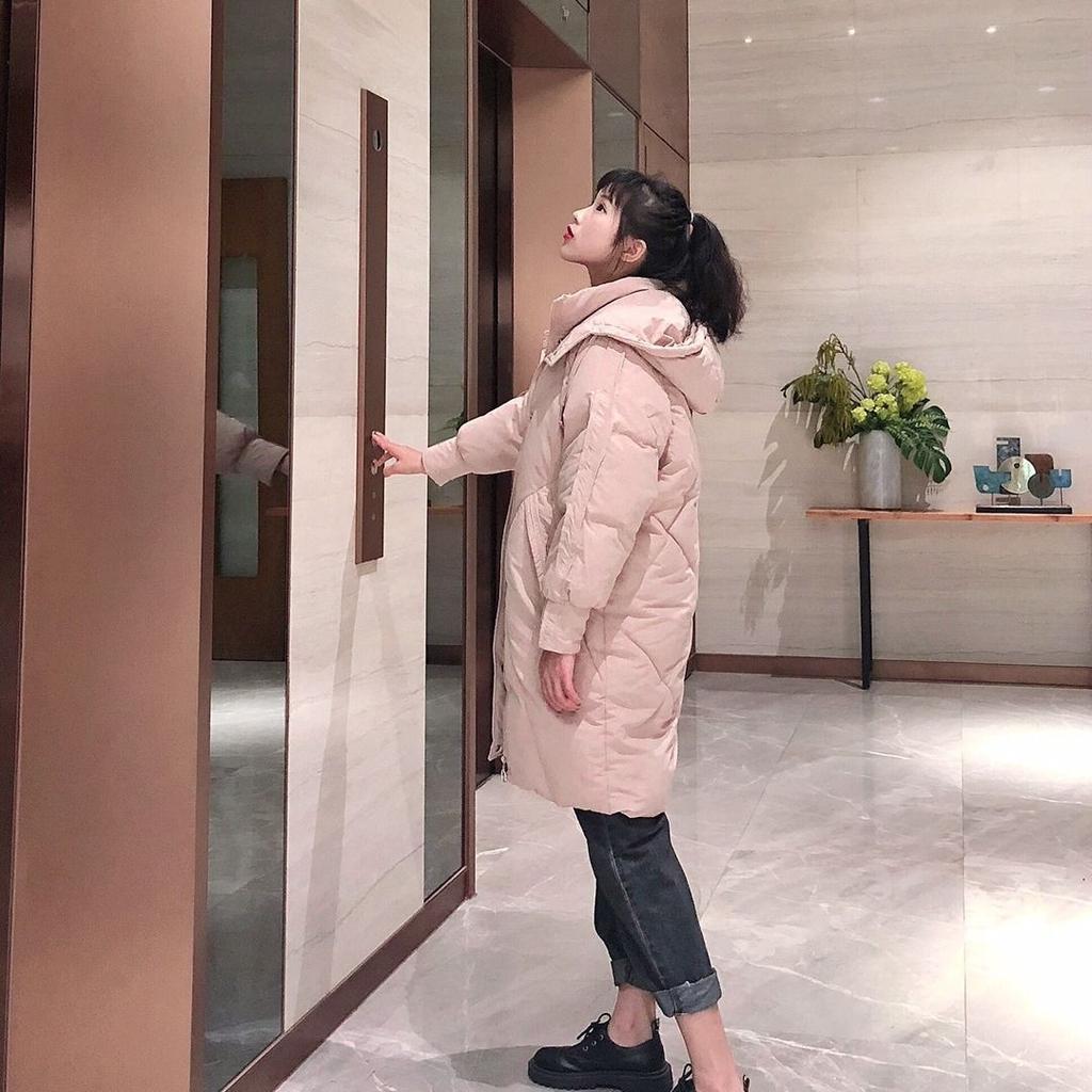 Vinter Loose Fit Thick Bread Coat Kvinnlig student bomullsvadderad jacka