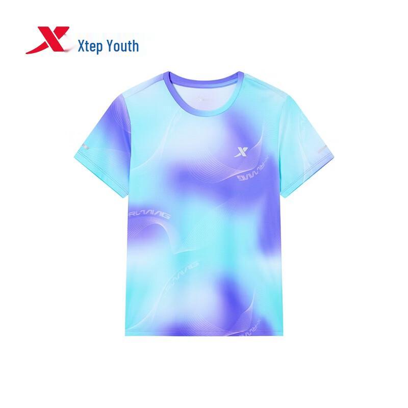 XTEP Youth Hydrogen Wind Anti-Bacterial Running T-Shirt