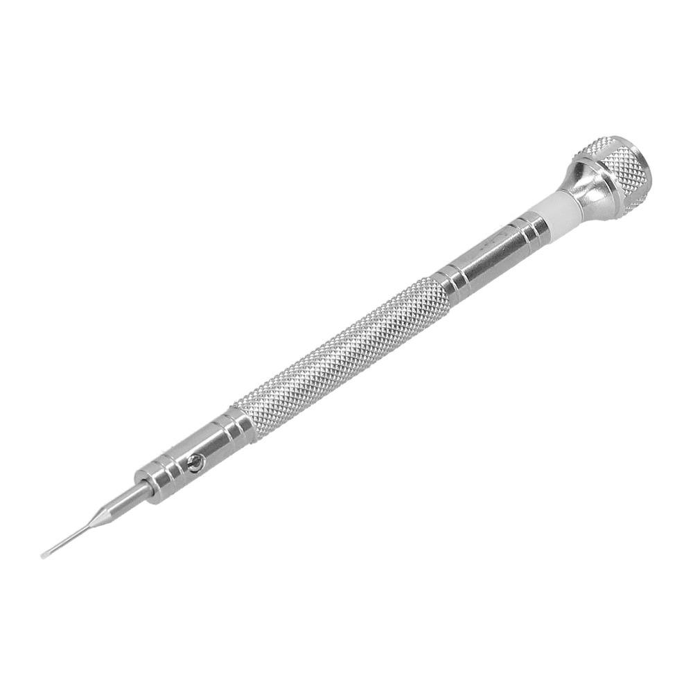 8 Sizes Watch Screwdriver Knurled Handle Design Slot Screwdriver  Professional Repair