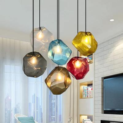 Neue bunte Glas Pendelleuchte Restaurant Esszimmer Cafe Shop Beleuchtung - G4 LED Lampe