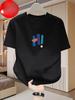 2026 Summer New Style Unisexs Pure Cotton Tshirt Street Casual Fashion Soft And Comfortable Breathable Simple Pattern Print