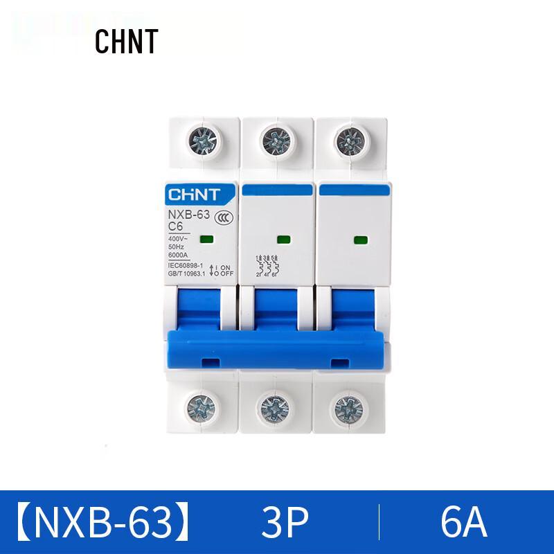 Chint NXB-63-3P-C6A Miniature Circuit Breaker