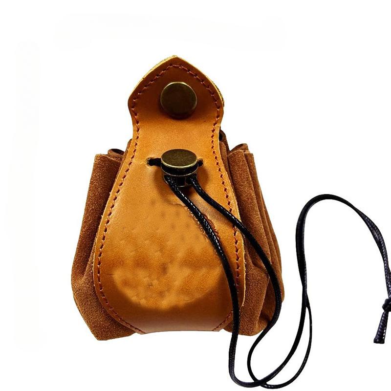 

Сумка для игральных костей из искусственной кожи, симпатичный мешочек на шнурке для ролевых игр, подарочный кошелек для монет, сумки для хранения игральных костей коричневый