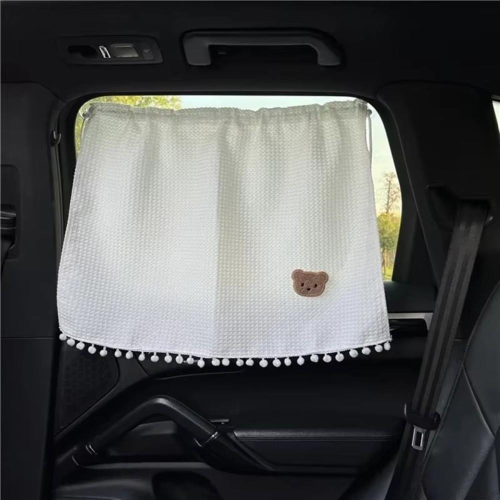 Strong Adsorption Car Sunshade Curtain Universal Suction Cup Curtain New Window Curtain Travel