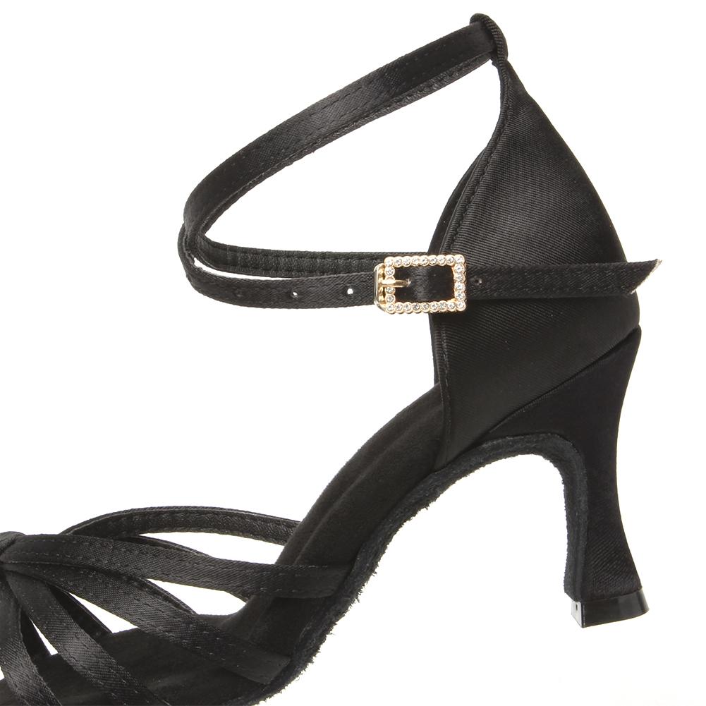 Frauen Tango Ballsaal Latin Walzer Tanz Mädchen Party Schuhe mit hohen Absätzen 7CM