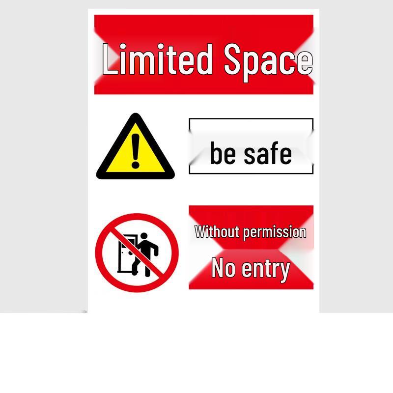 Longchan Confined Space Safety Sign