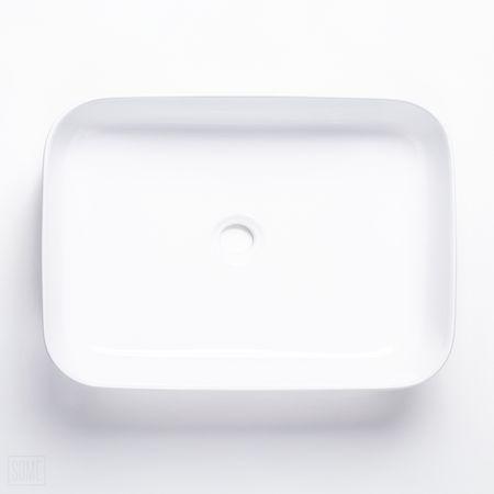 Snello countertop washbasin 50X39 CM rectangular white