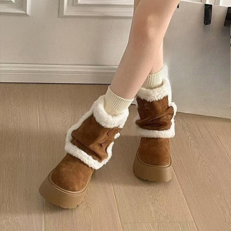 High-top Shoes, Snow Boots with Thick Soles, New Style, Padded Boots, Short Boots