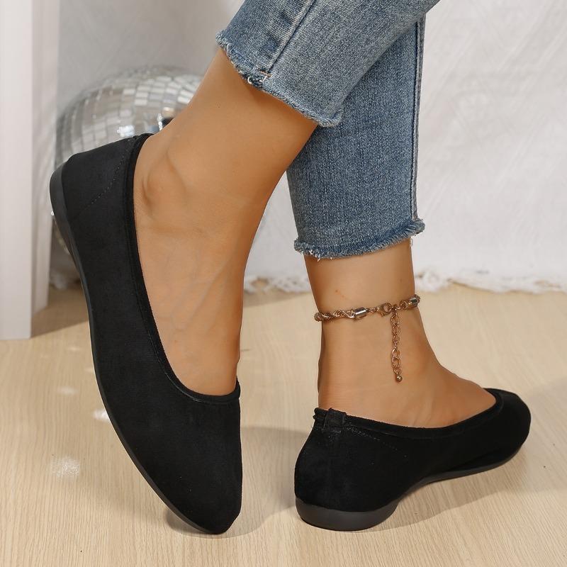 Divat 2025 Klasszikusok Fekete Puha Talpú Lapos Női Nyári Őszi Kényelmes Könnyű Lábbeli Női Plus Size Platform Séta Cipő