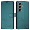 Für Samsung Galaxy S24 Plus Hülle Flip Etui für Samsung S24+ Ultra FE Plus 5G Klassische Handy-Geldbörsen-Lederhüllen Rückseite