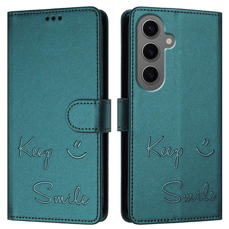 Für Samsung Galaxy S24 Plus Hülle Flip Etui für Samsung S24+ Ultra FE Plus 5G Klassische Handy-Geldbörsen-Lederhüllen Rückseite
