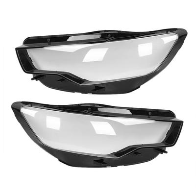 Left Right Headlight Lens Cover Accessory Fit for A6 C7 Pre‑Facelift 2013‑2015