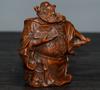 Chinese Natural Boxwood Carved Exquisite Figures Statue Wooden Figurines Art