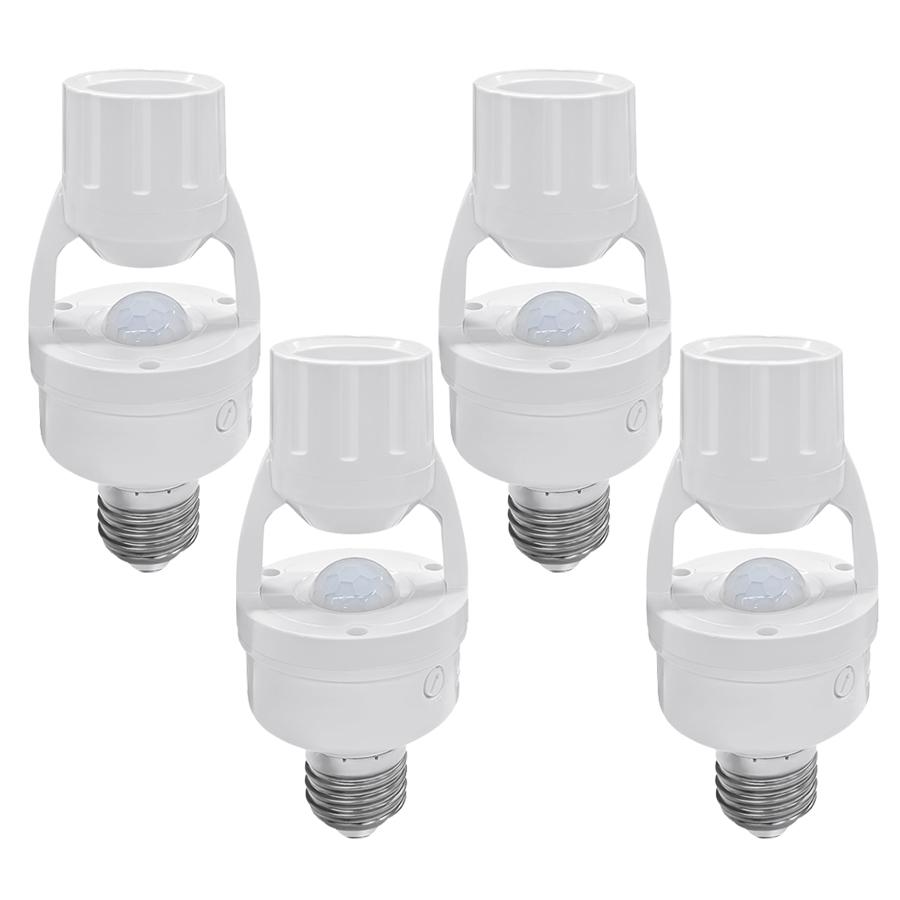 Smart Motion Sensor 220V 110V E27 Bulb Socket Lamp Base Human Body Detector PIR Sensor Home Automation Auto On Off Light Switch