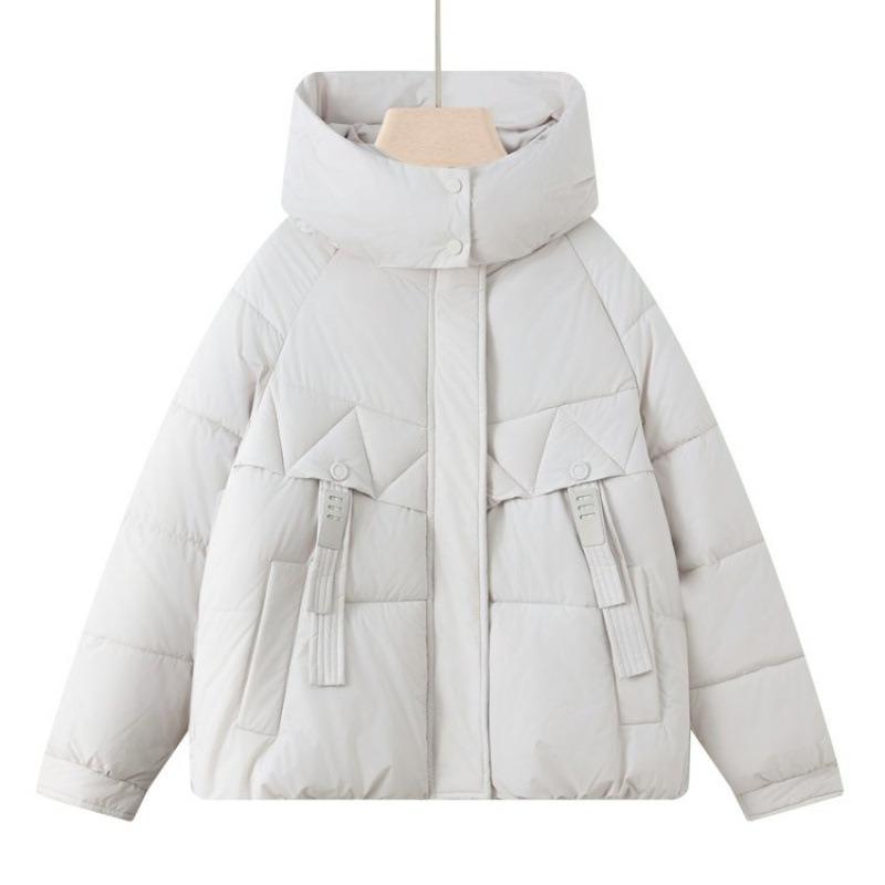Hooded Cotton-padded Clothes New Winter Small Thickened Cotton-padded Jackets Warm Cotton-padded Jackets Women
